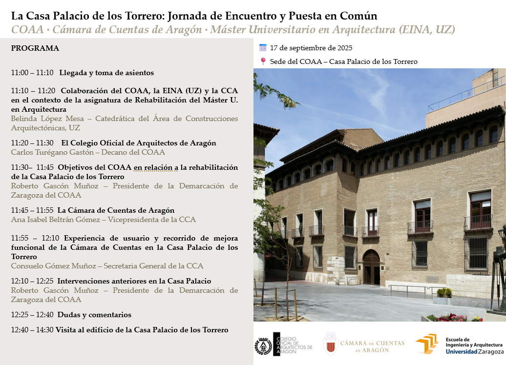 Built4Life organises a collaborative meeting on the renovation of Casa Palacio de los Torrero